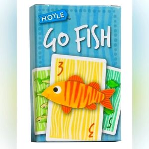 Set of 3 Hoyle Card Games Crazy Eights, Old Maid, Go Fish